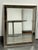 Contemporary Hollywood Regency Style Silver Beaded Framed Wall Mirror For Sale - Image 3 of 12