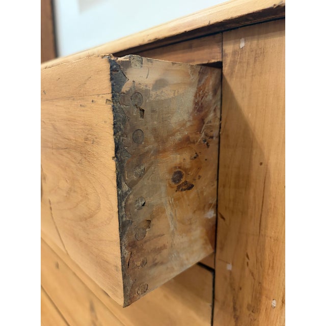 Wood Antique Scrubbed Pine Dresser For Sale - Image 7 of 11