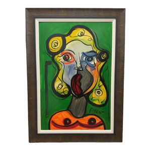 "In Memory of My Friend Pablo Picasso" Titled Peter Keil Painting