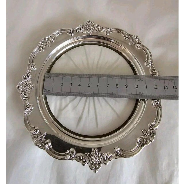 Vintage American Sterling Silver and Cut Glass Bon Bon Dish For Sale - Image 14 of 18