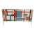 Vintage Colorful Glass Sideboard For Sale - Image 11 of 11