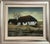 Glass Zlatko Huzjak, Landscape Composition, 1980s, Oil Painting on Glass, Framed For Sale - Image 7 of 8