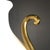 Venini Primavera in Murano, White Opaline Glass with Gilt Handles, Chiseled Bronze Base, 20th Century For Sale - Image 6 of 14