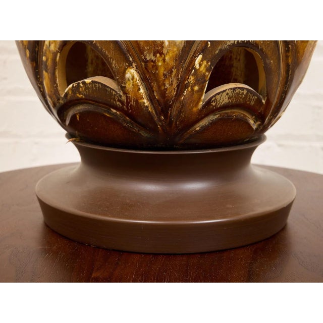 Mid 20th Century Mid Century Modern Brutalist Lamp For Sale - Image 9 of 11