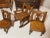 Set of 8 Antique Handmade Mini Wood Bedroom Set Tramp Art Furniture Dresser Bed Vanity For Sale - Image 10 of 14