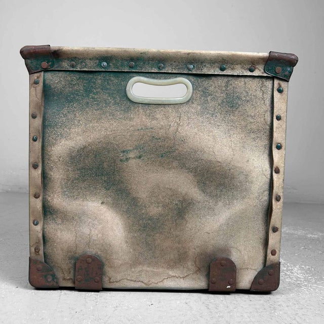 Green Japanese Botebako Decorative Storage Box, 1940s For Sale - Image 8 of 17