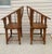 Chinese Pair Fine Antique Carved Chinese Horseshoe Lounge Chairs For Sale - Image 3 of 12