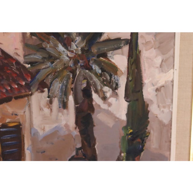 Eric Lo, Southern Street, 1960s, Oil on Canvas, Framed For Sale - Image 5 of 14
