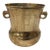 1970s Brass Champagne Bucket / Wine Cooler With Ring Handles For Sale