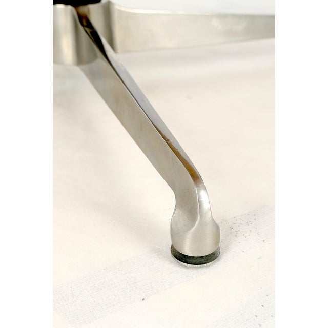 Wood Hi-Lo Convertible Dining to Coffee Adjustable Height Round Table Danish MCM For Sale - Image 7 of 12