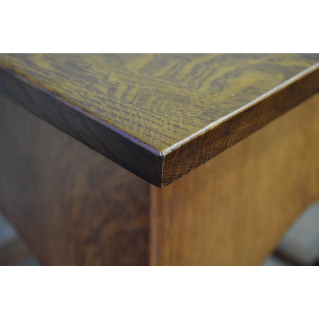 Arts and Crafts / Mission Style Taboret End Table For Sale - Image 4 of 10