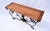 Spanish Colonial Console Table, Forged Iron & Oak, Italy, 1990s For Sale - Image 4 of 11