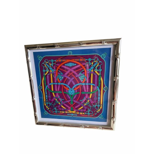 Hermes 1980's Collection Authentic Original Hermès Scarf Art Advertisement Lithograph print Featuring Hermès design print...