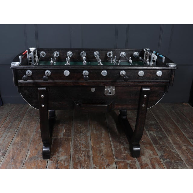 French Oak Coin-Operated Table Football Baby Foot Table, 1929 For Sale - Image 11 of 18