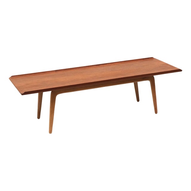 Large Vintage Coffee Table by Arnold Madsen & Henry Schubell for Bovenkamp, 1960s For Sale