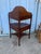 Wood Fallon and Hellen George III Quality Mahogany Bow Fronted Corner Side Table For Sale - Image 7 of 10