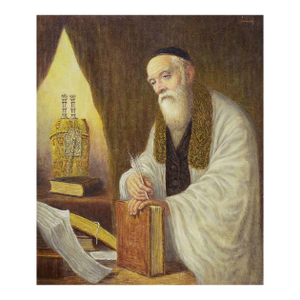 Unknown, the Polish Rabbi, Judaica Oil Painting