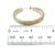 1990s 1990s Pair of Tiffany & Co Somerset Hoop Earrings 1.75" Sterling Silver Estate For Sale - Image 5 of 5