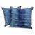 Pair of Thibaut Mekong Stripe Pillow Covers For Sale