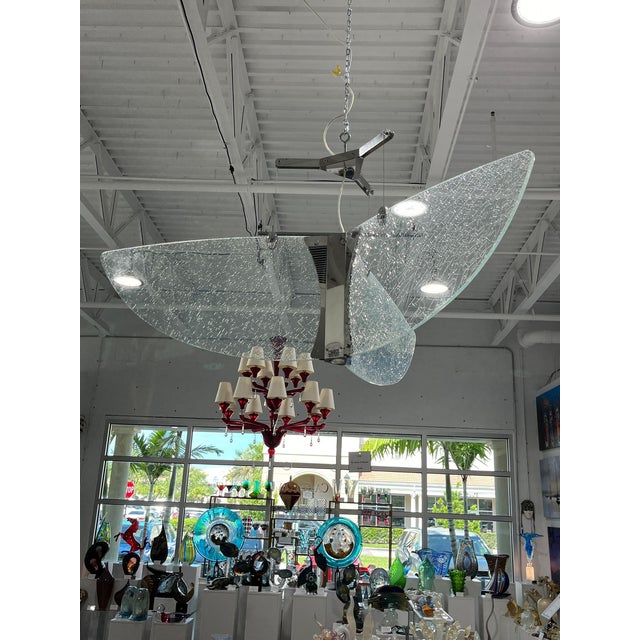2010s Helix Suspension Light From Murano For Sale - Image 5 of 9