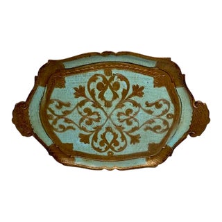 Vintage Florentine Tray For Sale