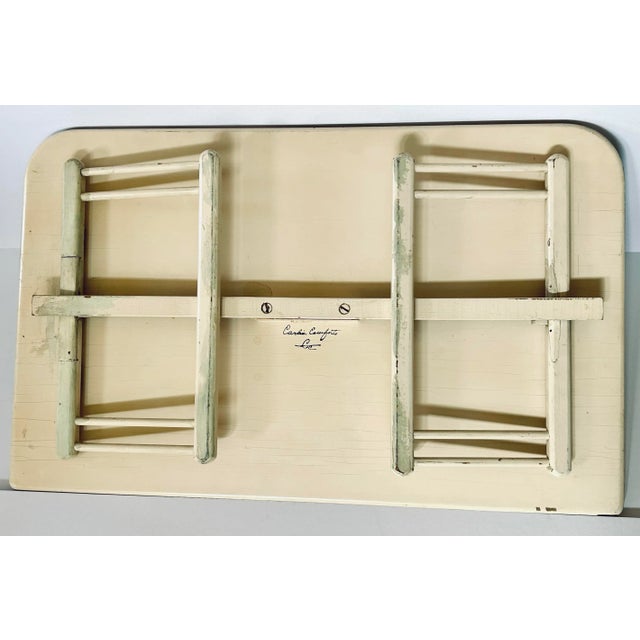 Light Yellow 40's French Folding Bed Tray For Sale - Image 8 of 10