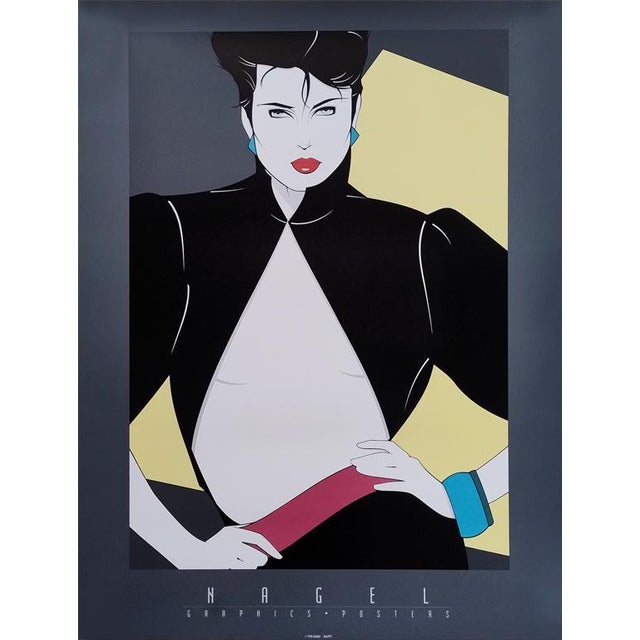 Paper Open Jacket Art Poster by Patrick Nagel, 1990 For Sale - Image 7 of 7