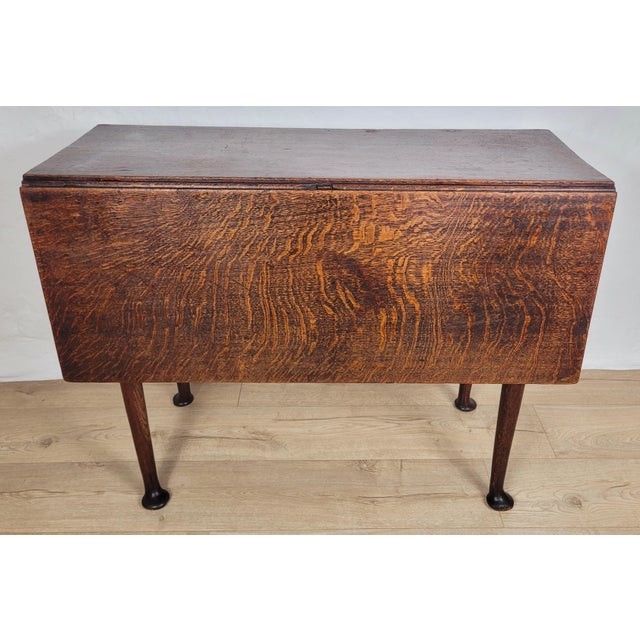 Georgian Drop-Leaf Dining Table in Oak, 1820s For Sale - Image 18 of 18