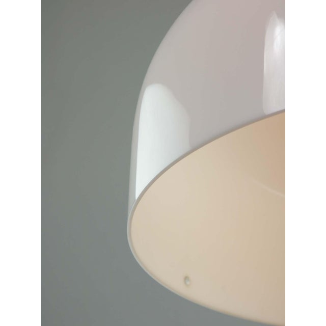 Large Space Age Pendant Light in White from Guzzini, 1970s For Sale - Image 13 of 18