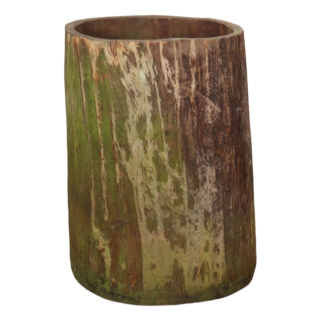 19th Century Dug Out Sycamore Planter, 1890s For Sale