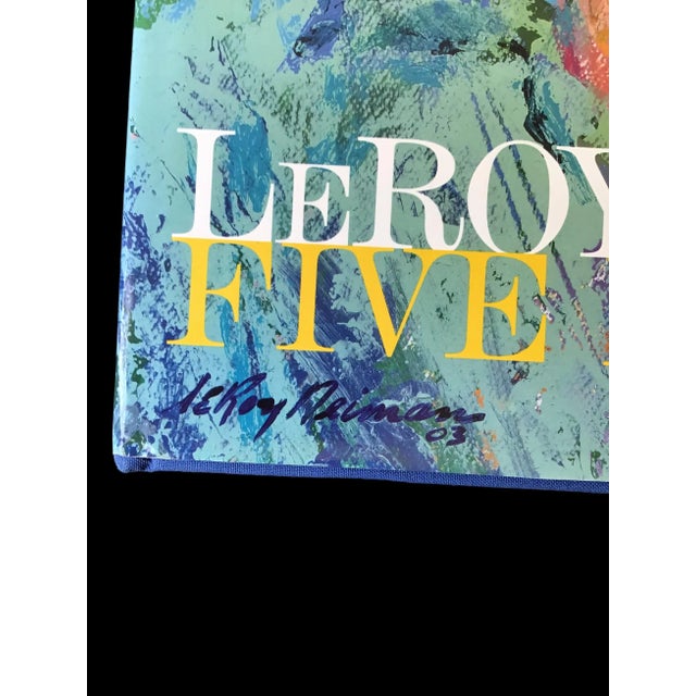 2003 Leroy Neiman “ Five Decades” Hardcover Cocktail Table Book For Sale - Image 4 of 7