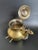 Antique Ornate Brass Tilting Teapot With Stand and Warmer For Sale - Image 9 of 15
