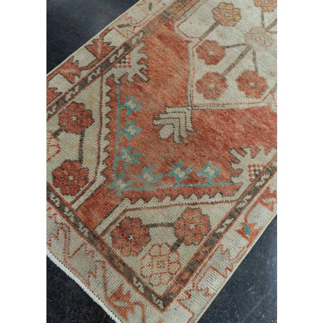 Terra Cotta Turkish Vintage Rug 2'4" x 5'7" #20786 For Sale - Image 8 of 8