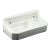 European White Porcelain Soap & Sponge Surface Mount Holder For Sale
