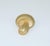 Metal Pair of Gold Plated Mushroom Brooches Including Trifari, 1960's For Sale - Image 7 of 10