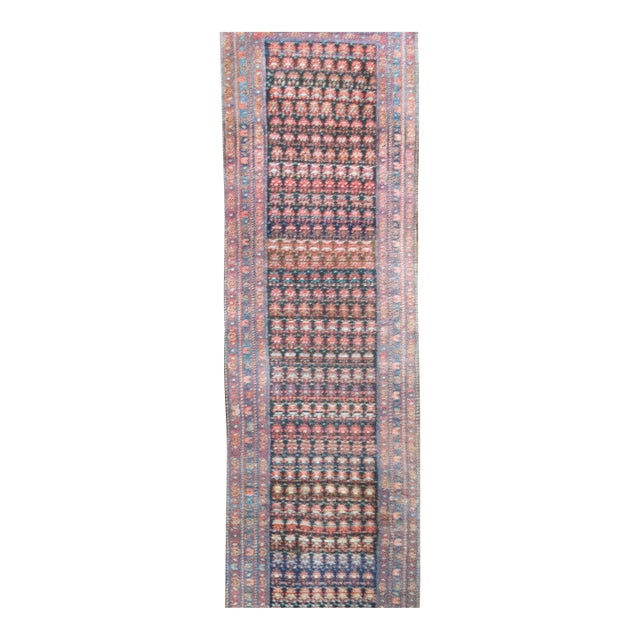 Early 20th Century Persian Bidjar Runner For Sale