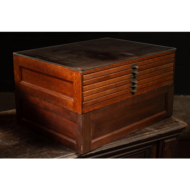 Wood Pair of Late 19th Century Map Cabinets With Period-Appropriate Maps For Sale - Image 7 of 18