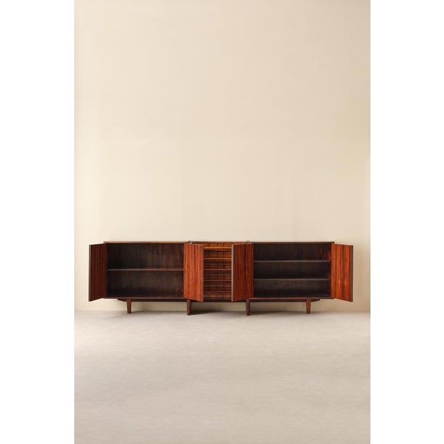 Brown Vintage Sideboard by Jean Gillon, Brazil, 1960s For Sale - Image 8 of 12