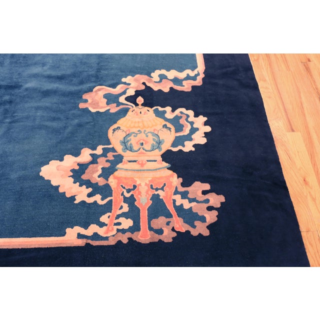 Nazmiyal Collection Antique Chinese Art Deco Rug For Sale - Image 4 of 7