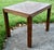 Mid-Century Modern Henredon Oak Square Table Parquet Top Reeded Parsons Legs Mid Century End For Sale - Image 3 of 14