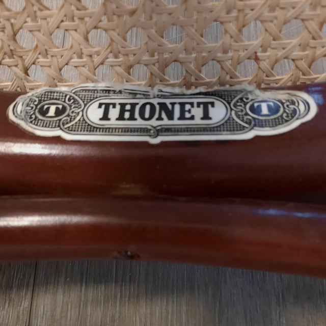 Bentwood and Rattan Dining Chairs from Thonet, 1982, Set of 6 For Sale - Image 13 of 15