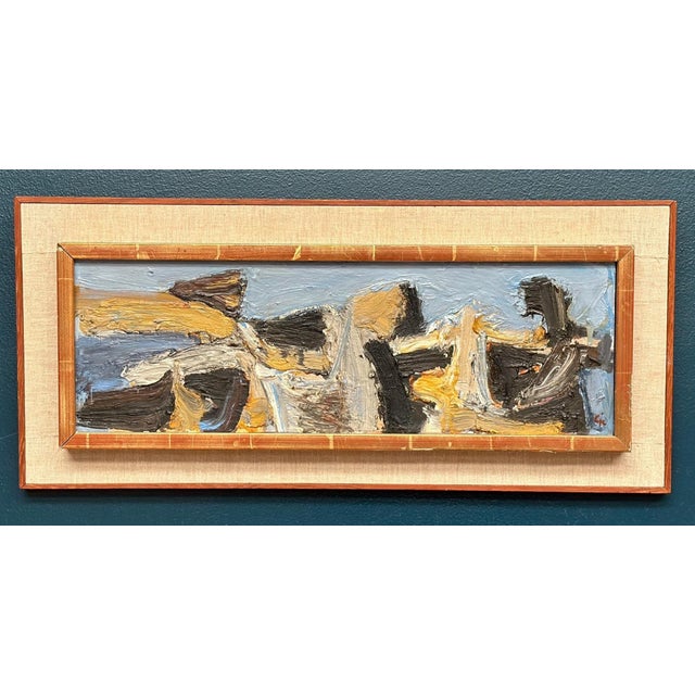 Calle Johansson, Bird Movement, 1959, Oil Painting on Panel, Framed For Sale - Image 13 of 13
