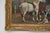 An English oil on canvas painting signed C. Goddard, depicting a horse and hound dogs. This English oil on canvas...