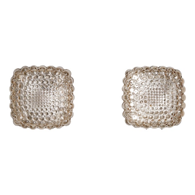 Model A 670 Wall Lamp by Helena Tynell for Limburg Glashütte, 1960s, Set of 2 For Sale