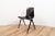 Model S22 by Galvanitas. The chair comes with a dark wooden seating and backpiece on a black coated metal frame. This...