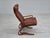 Vintage Scandinavian Lounge Chair in Leather, 1970s For Sale - Image 6 of 18