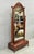Bombay Company Cherry Wood Victorian Style Standing Cheval Mirror With Drawer For Sale - Image 18 of 18