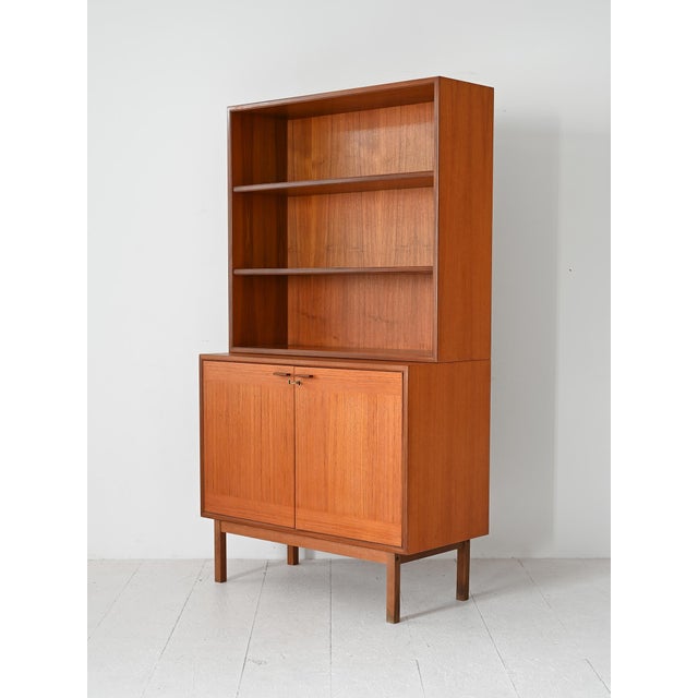 Vintage Bookcase Cabinet, 1960s For Sale - Image 4 of 9