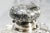 Victorian Magnificent Large Paperweight Style Cut Crystal Antique Victorian Sterling Silver Desk Inkwell Home Decor For Sale - Image 3 of 18