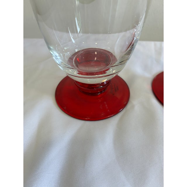 Vintage Pfaltzgraff Holly Berry Holiday Glasses - Set of 2 For Sale In Oklahoma City - Image 6 of 10